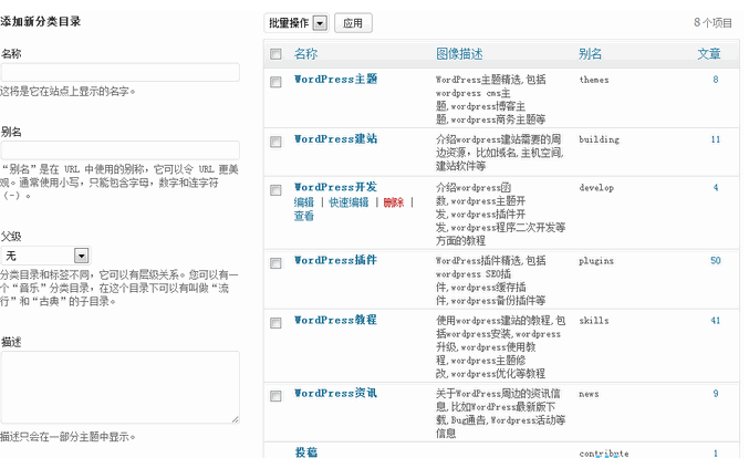WordPress入门 之 创建和管理文章分类 WordPress新手入门 wordpress教程 第1张
