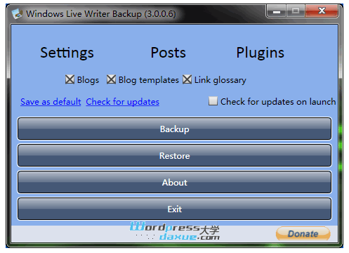 Windows Live Writer 之 自定义字段插件+备份工具 WordPress网站维护 wordpress教程 第7张